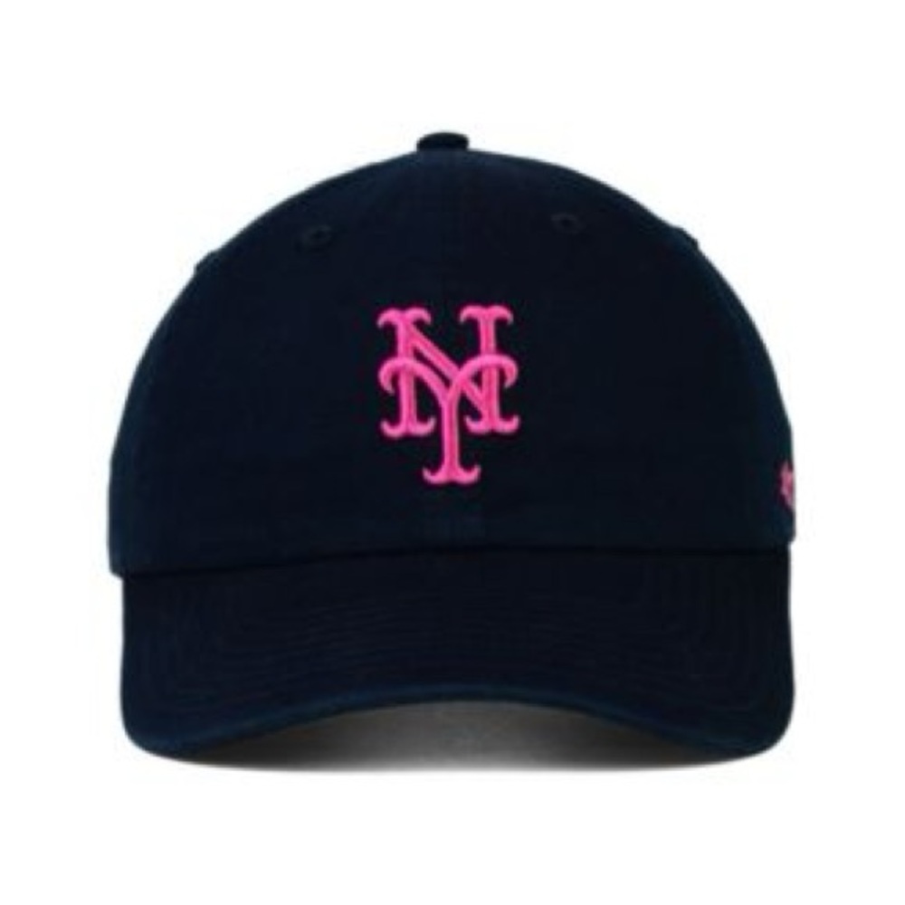 ISO: BLACK cap with HOT PINK METS LOGO 47 Brand Clean Up (Women’s)